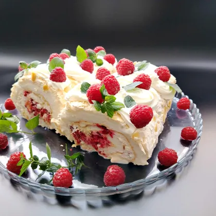 Меренговый рулет
