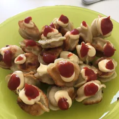 Пельмени 🥟 жареные #кулинарныймарафон