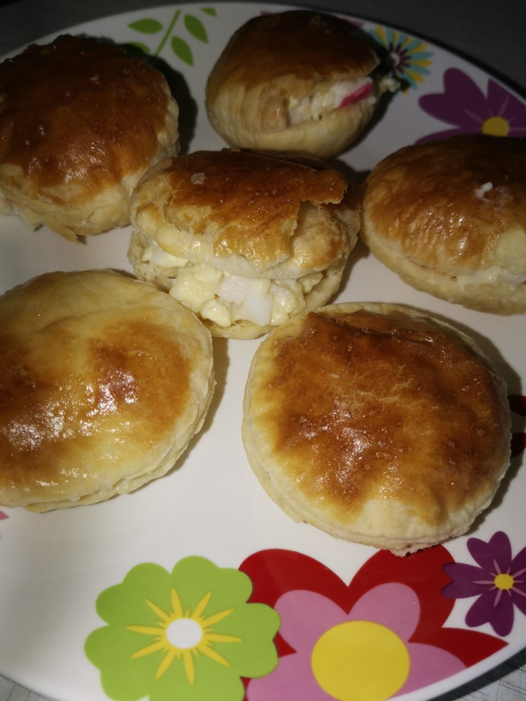 Булочки с начинкой за 5 минут