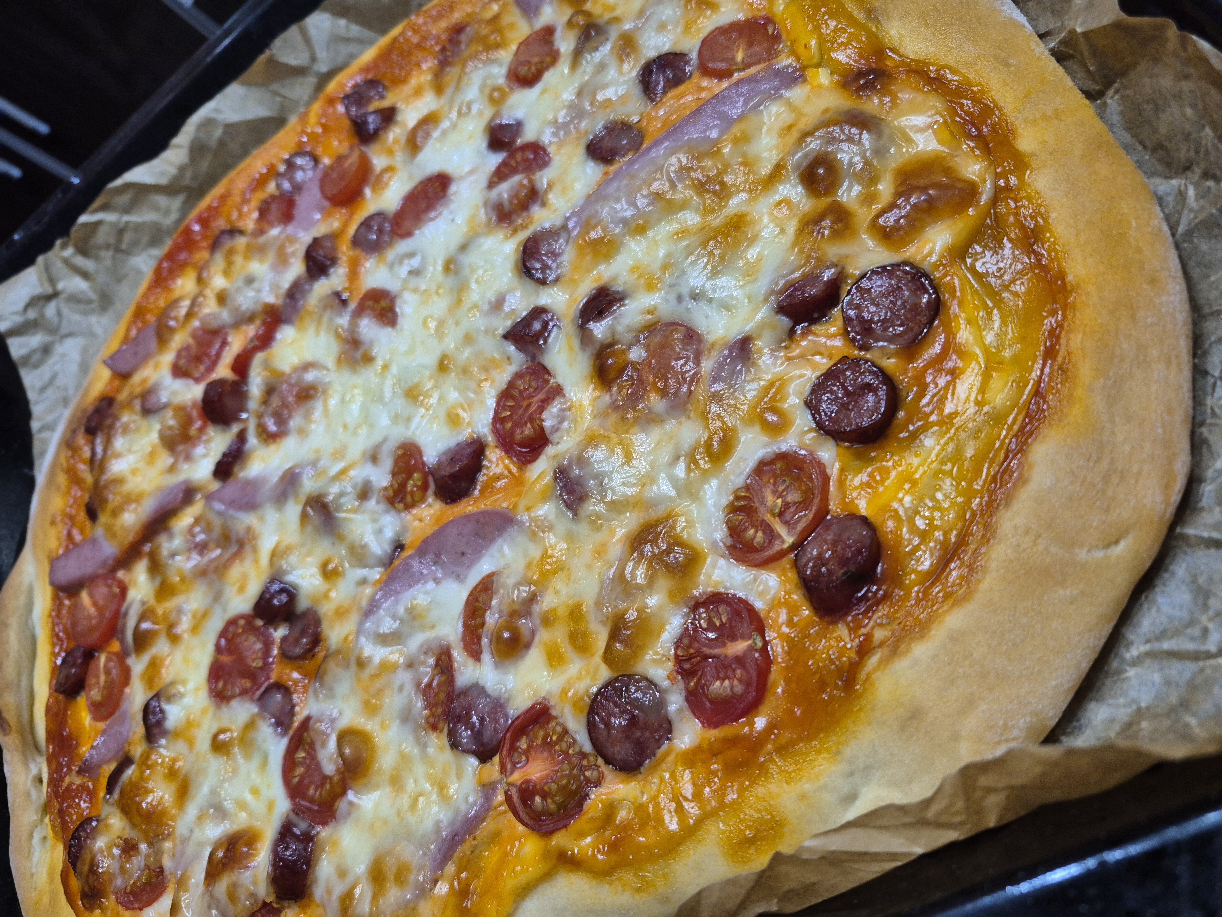 Пицца на готовом тесте