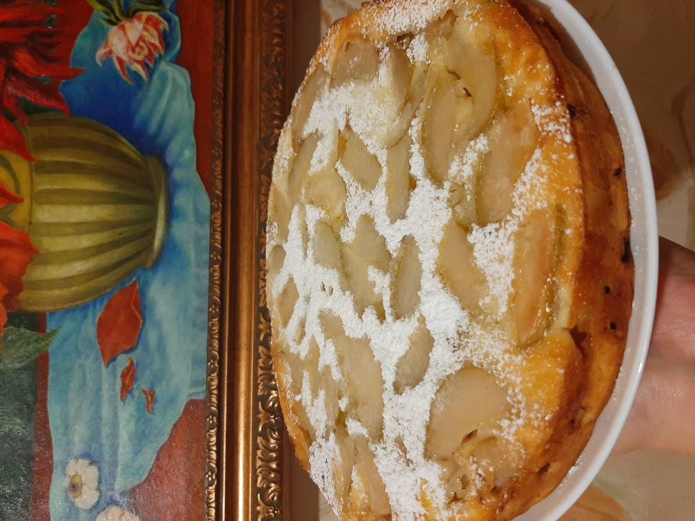 Насыпной пирог с грушами и яблоками – пошаговый рецепт приготовления с фото