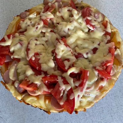 Пицца на сковороде 🍕 за 10 минут