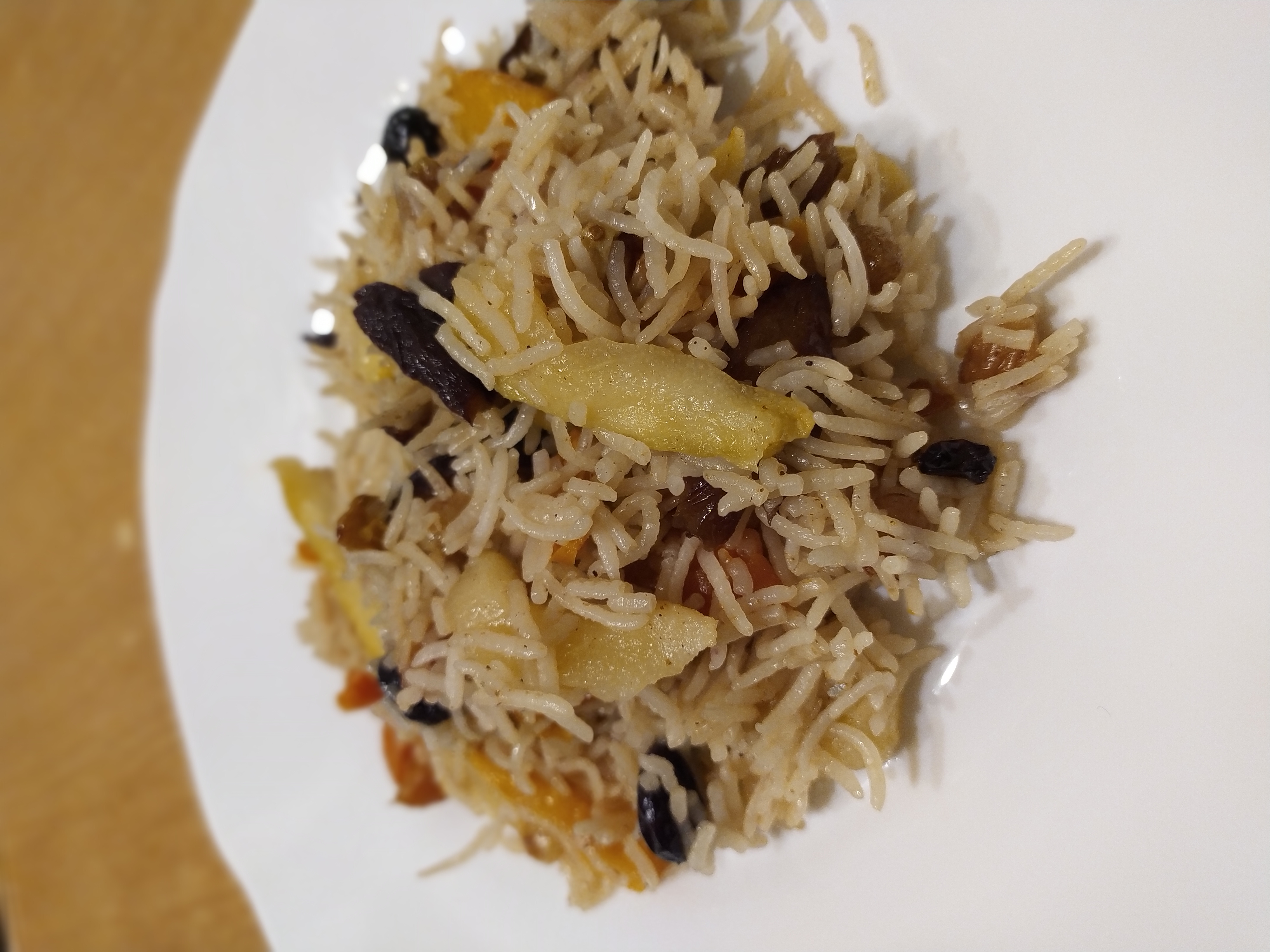 Фруктовый плов (веганский)