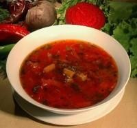 Борщ с карасями