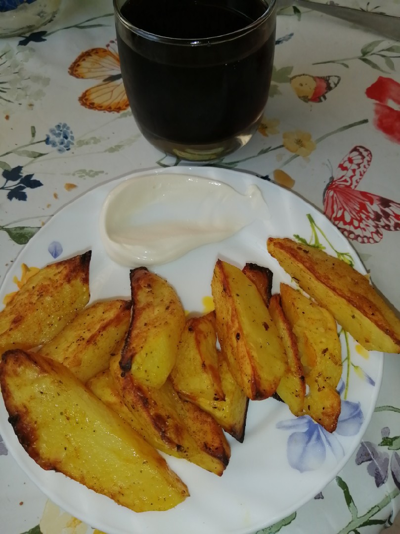 Картофель по-деревенски без кожуры - пошаговый рецепт с фото на Готовим дома