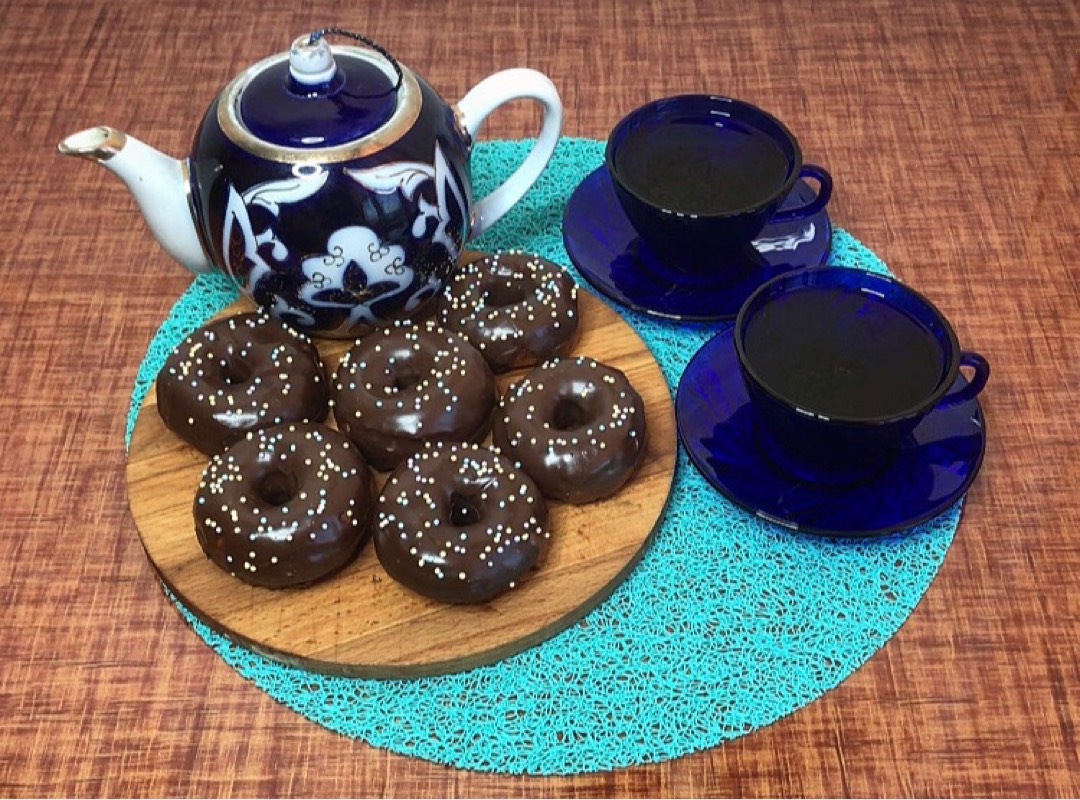 Пончики в шоколадной глазури 🍩