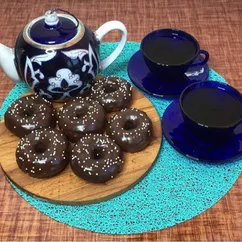 Пончики в шоколадной глазури 🍩