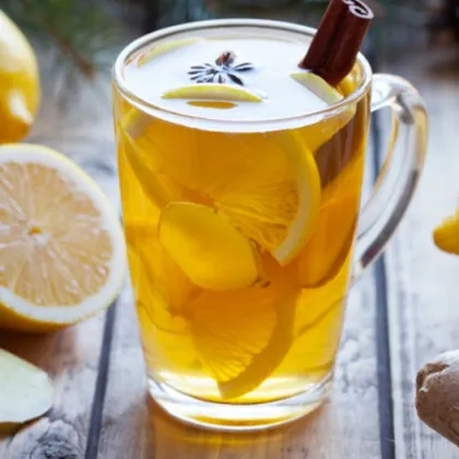 Чай с лимоном, имберём и корицей🍃🌾