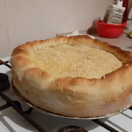 Пирог с ветчиной и сыром