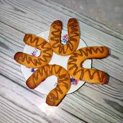 Новогоднее печенье "Подкова"