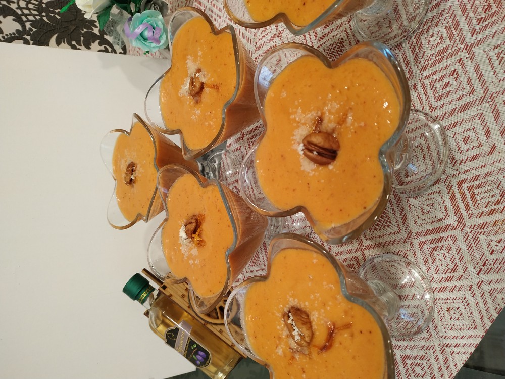 Тыквенно- клубничный мусс с 🍋
