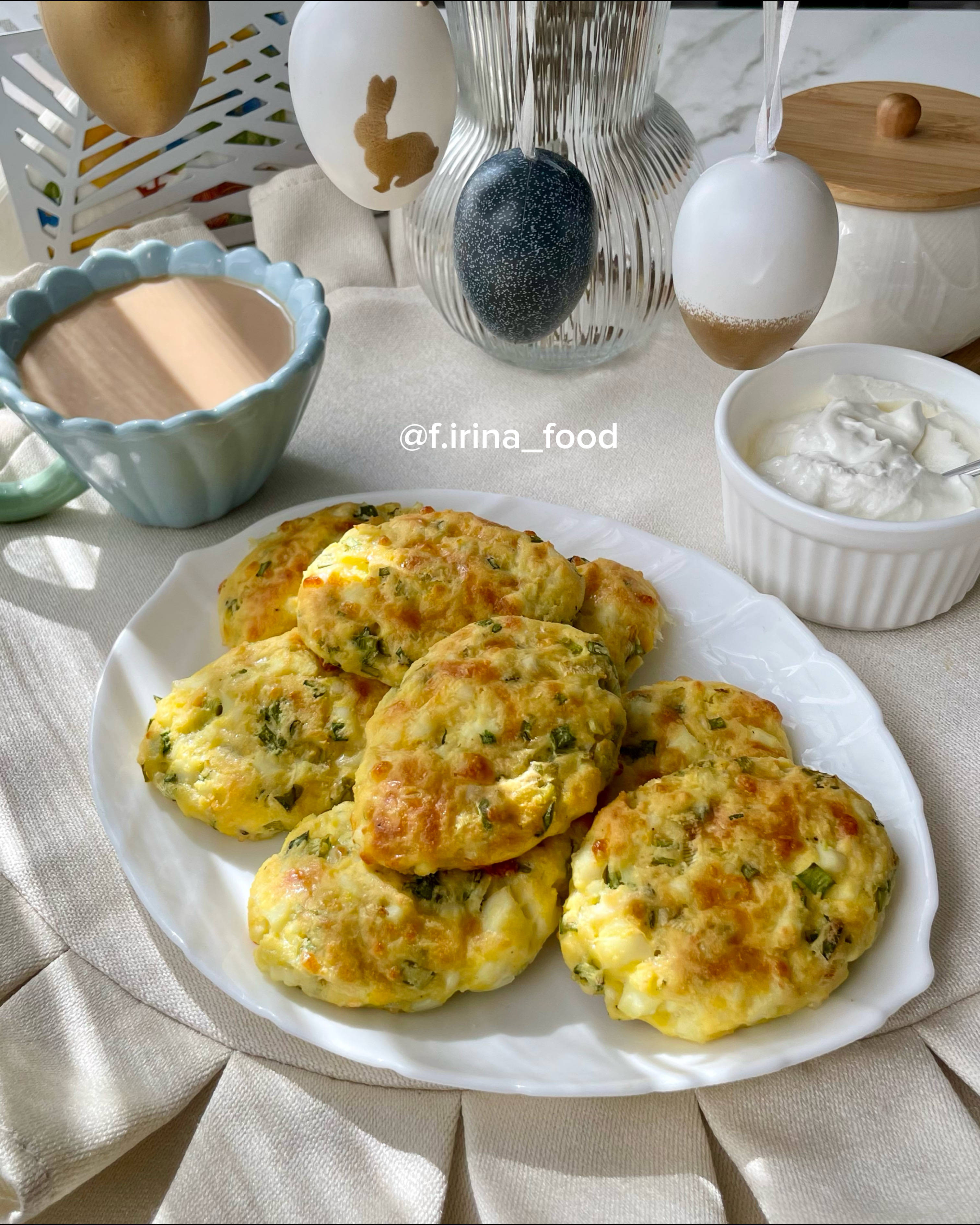 ПП пирожки с яйцом и луком в духовке 