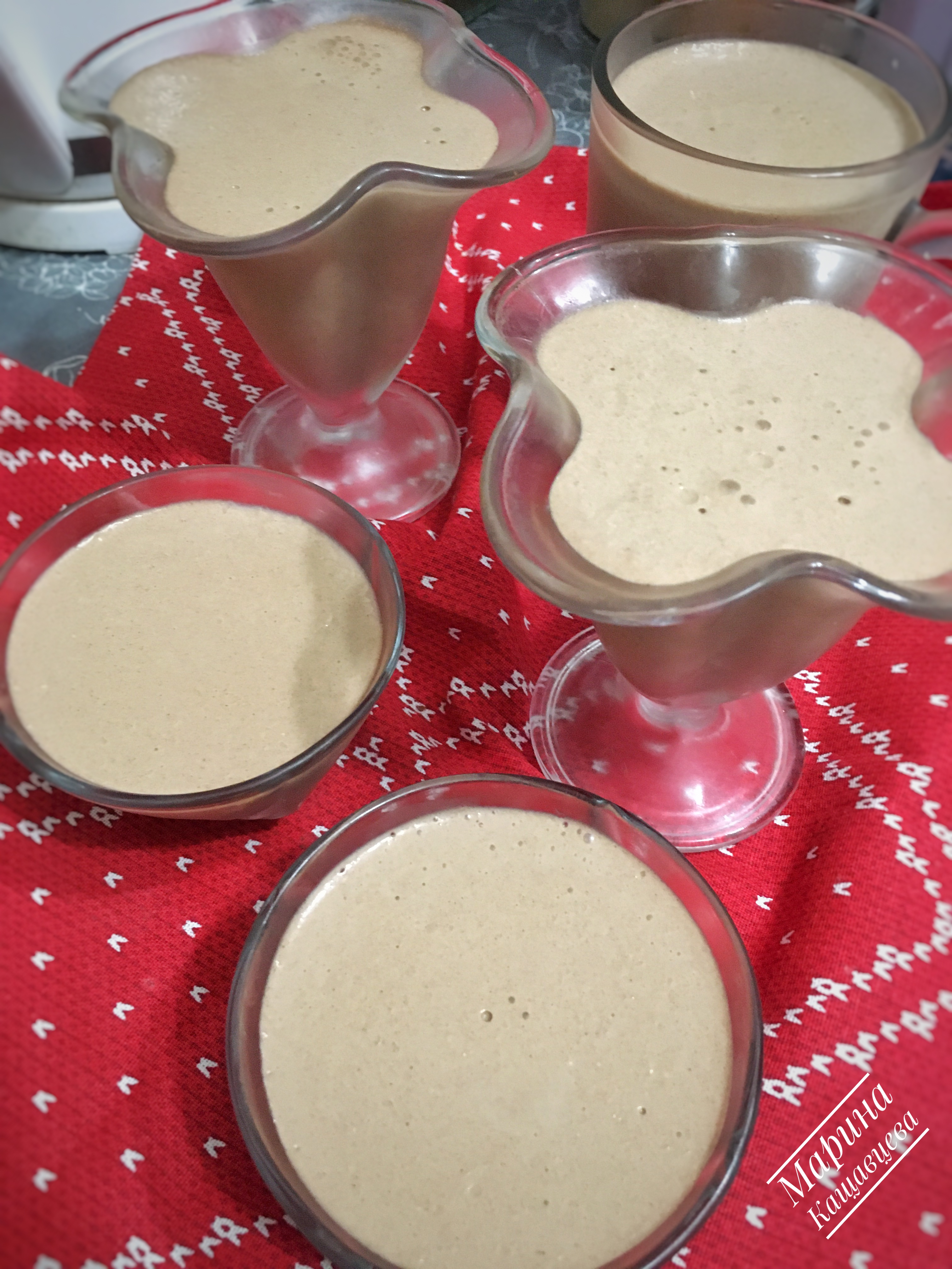 Желейный десерт из ряженки 