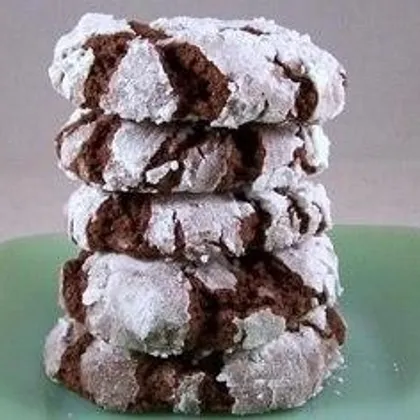 Тягучее печенье из шоколадного пудинга за 10 минут