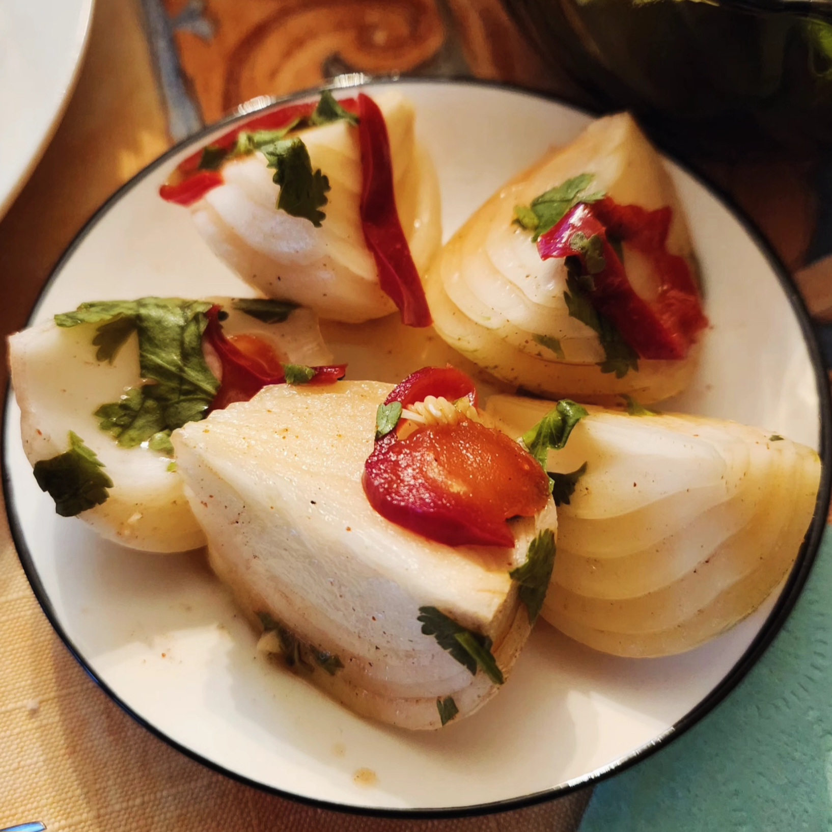 Лук маринованный по-корейски