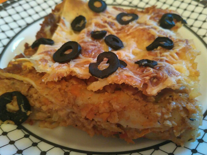 Вегетарианская лазанья