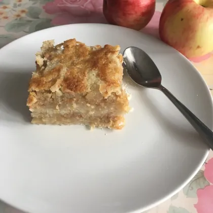 Яблочный насыпной пирог