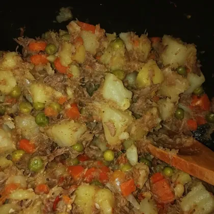 Картошка с мясом