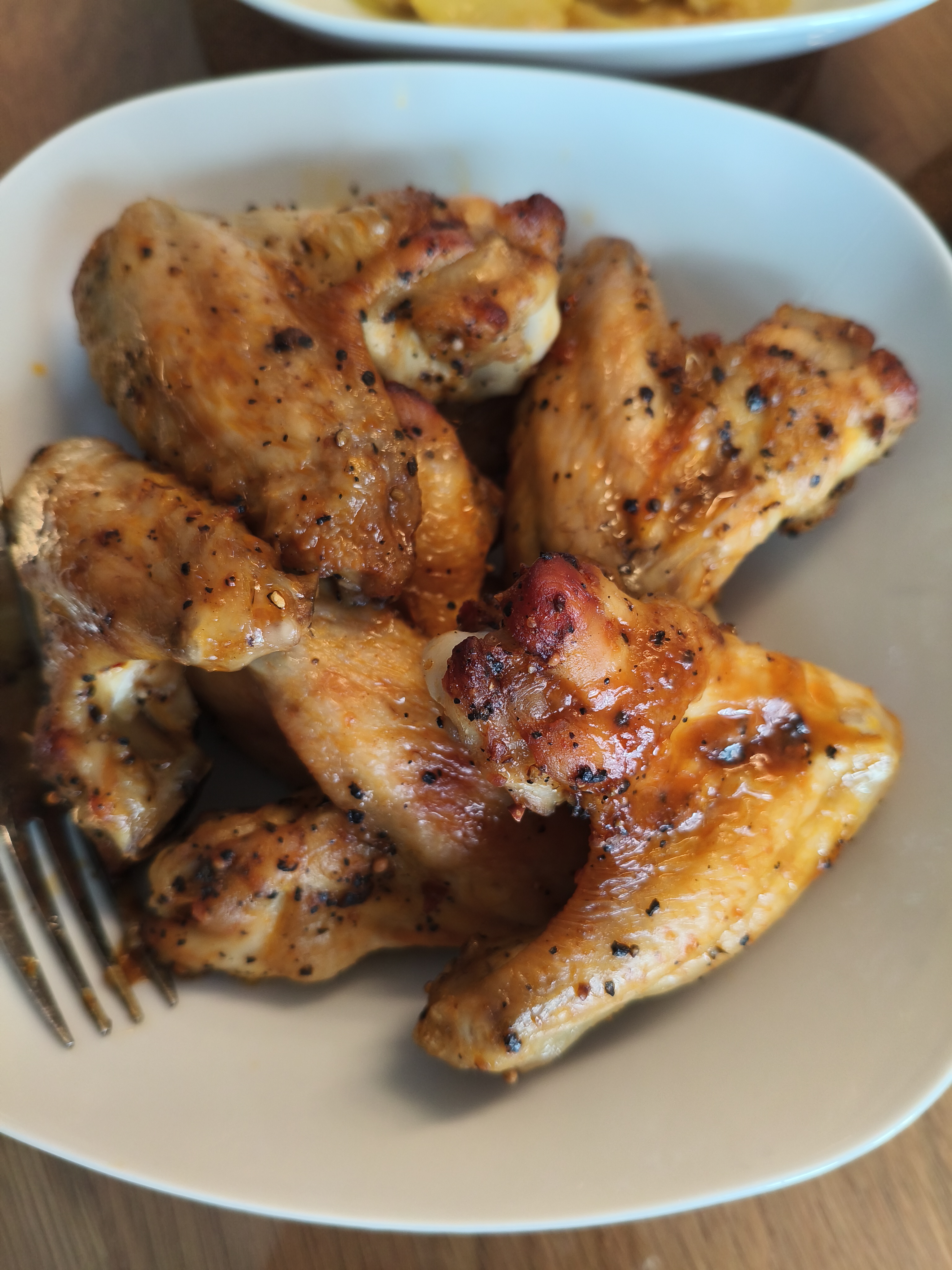 Куриные голени, крылья в духовке 