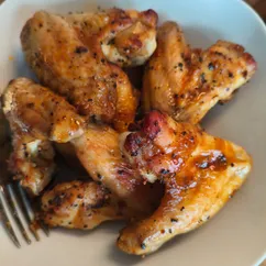 Куриные голени, крылья в духовке 