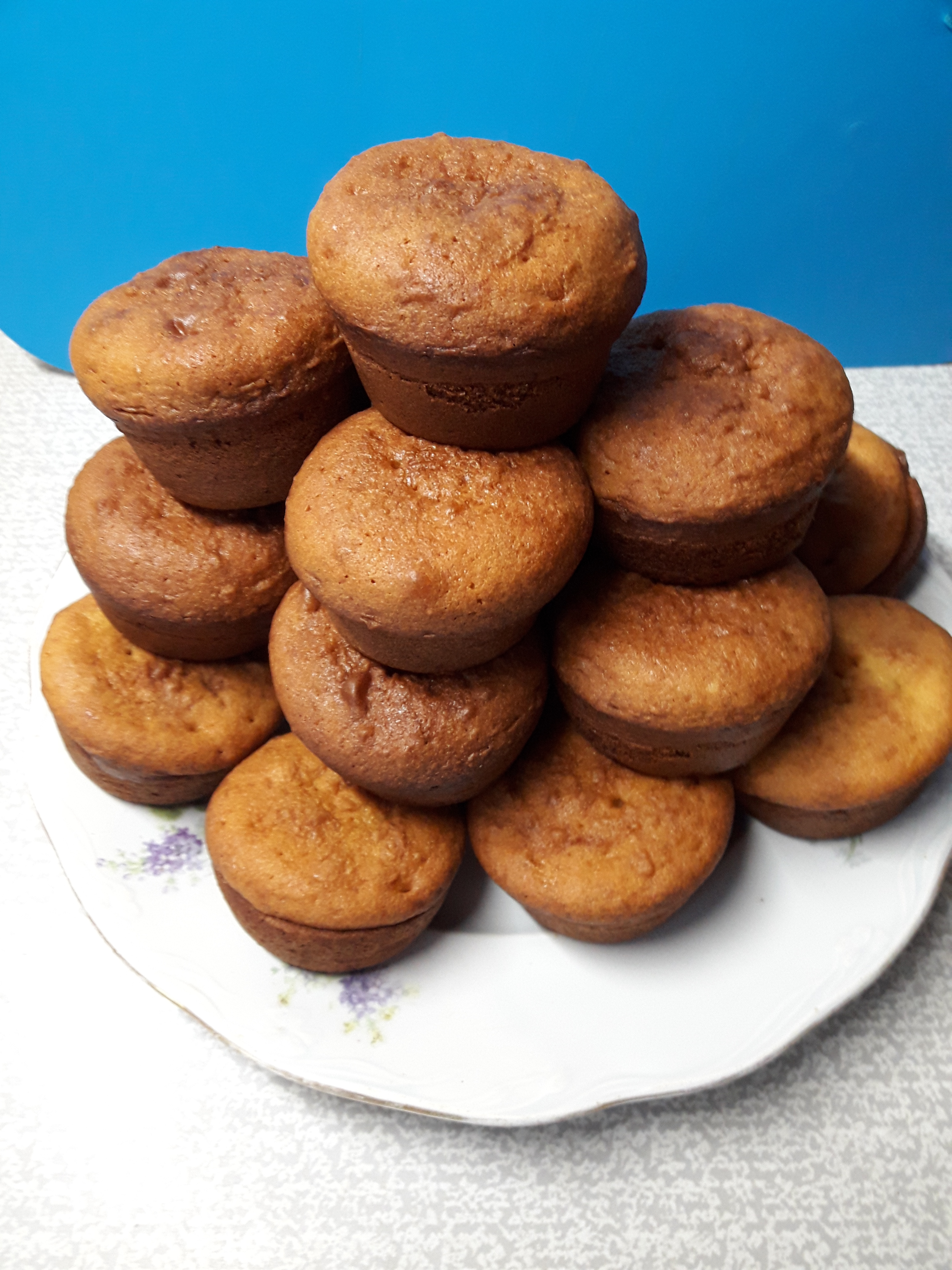 Кексы на сыре Маскарпоне