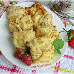 Блины "Кружевные солнышки"