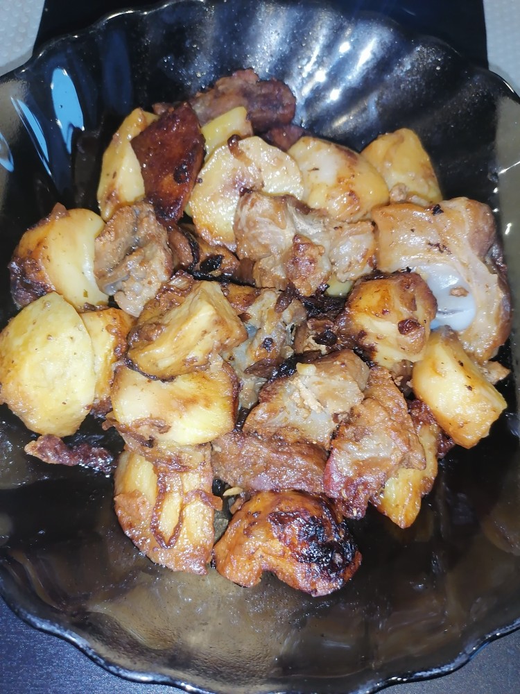"Жареха" или жареная картошка с мясом