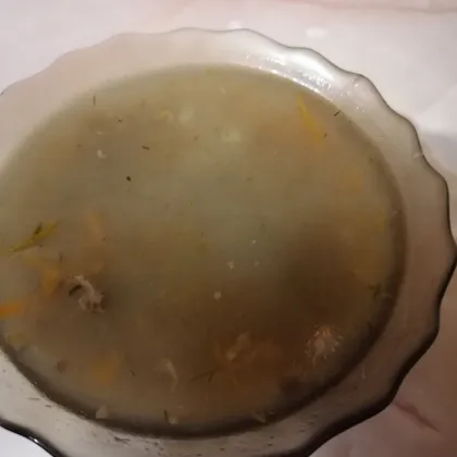 Суп грибной с перловкой