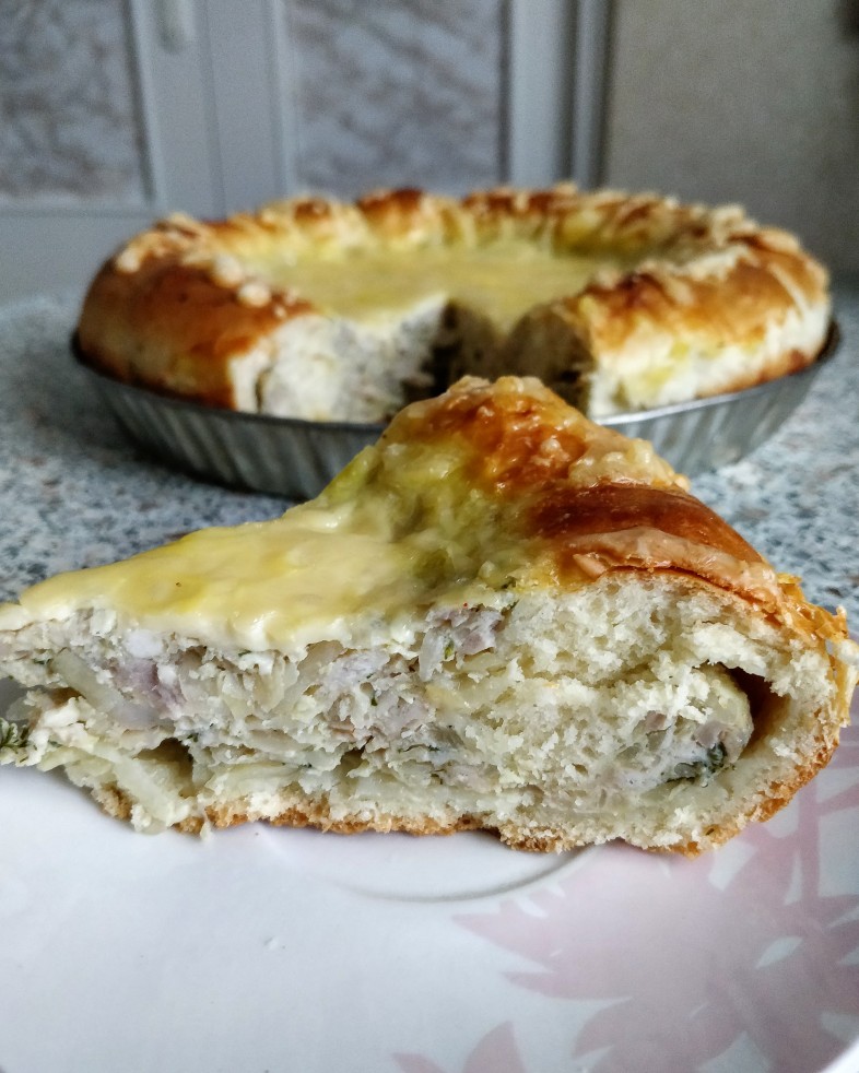 Пирог с картофелем и фаршем — пошаговый рецепт с фото