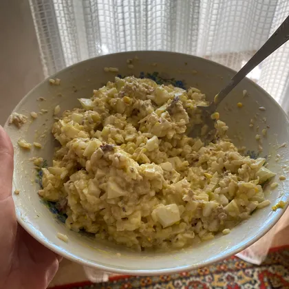 Салат рыбный