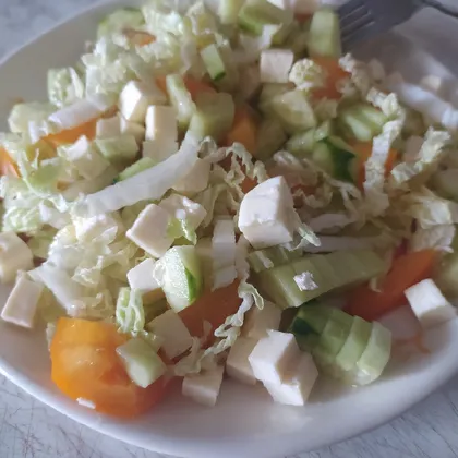 Салат овощной с Фетой