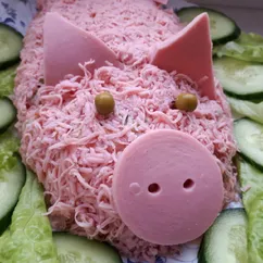 Новогодний вариант Оливье🐽