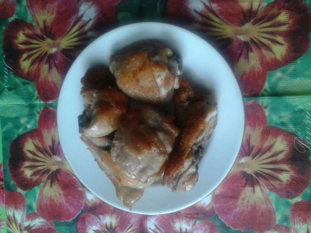 Куриные бёдрышки на сковороде