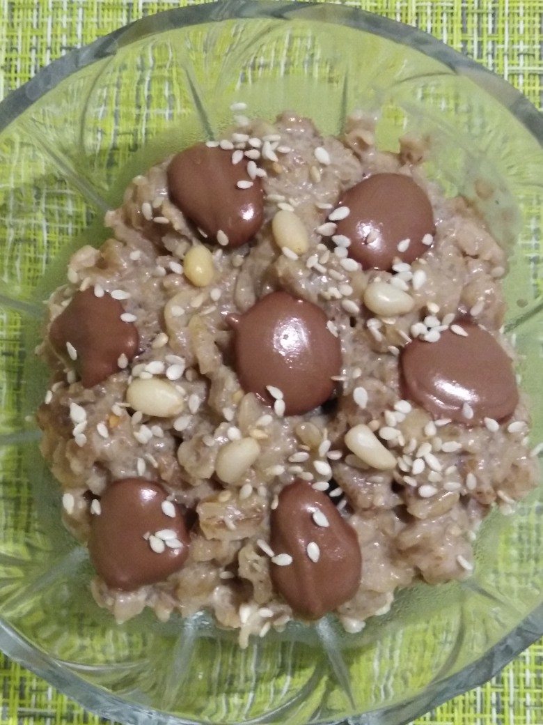 Кофейно-шоколадная овсянка 😋🍫