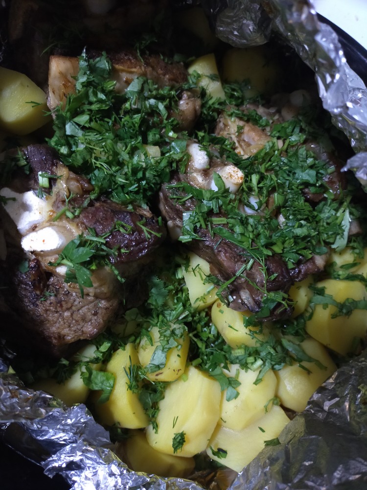 Телятинка запечённая с картофелем