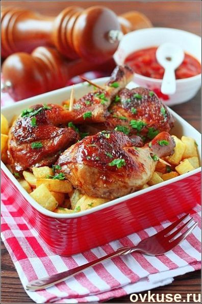 Куриные ножки в соусе тэрияки