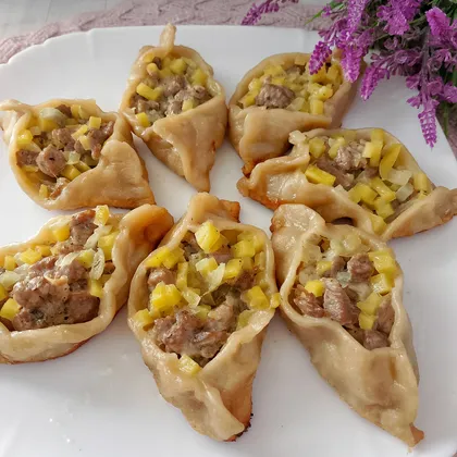 Лодочки из теста с начинкой