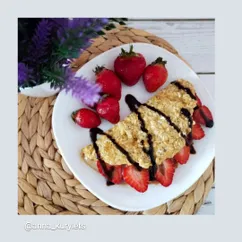 🍓 Овсяноблин с клубникой