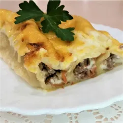 Каннеллони с мясным фаршем