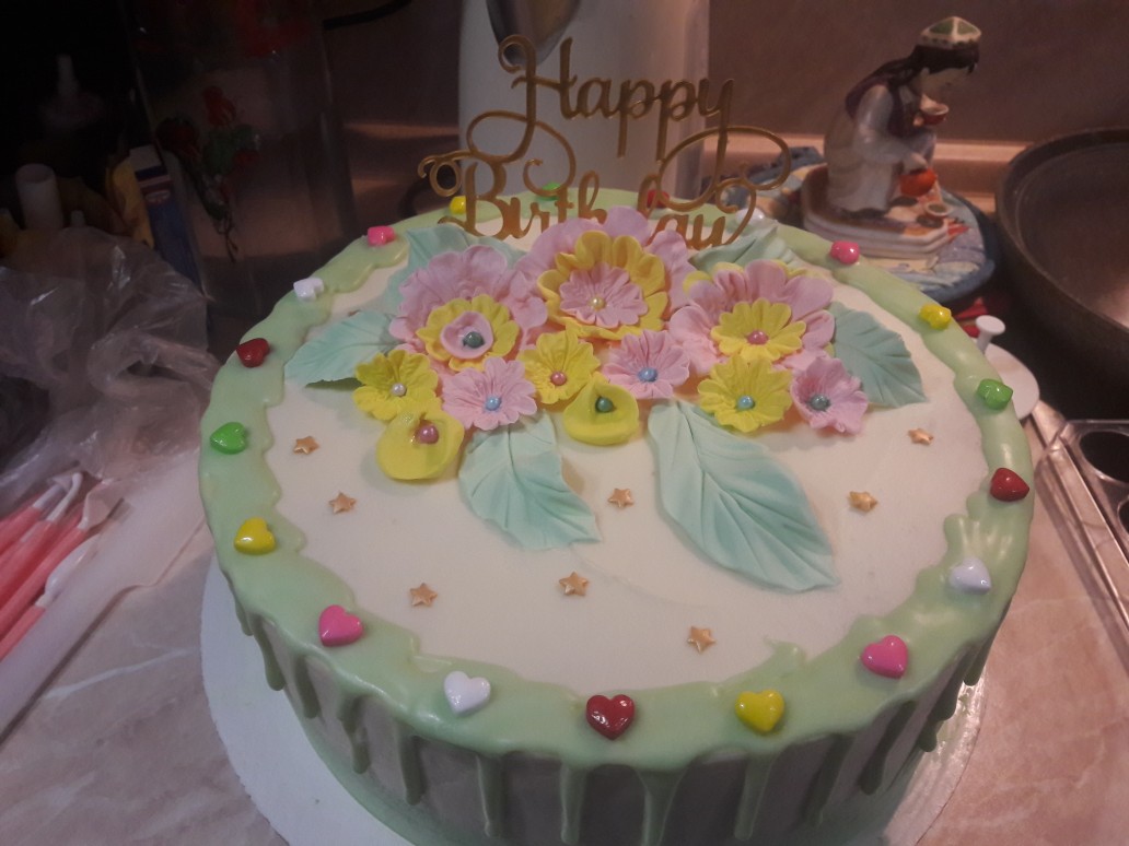 Торт смородиновый мусс