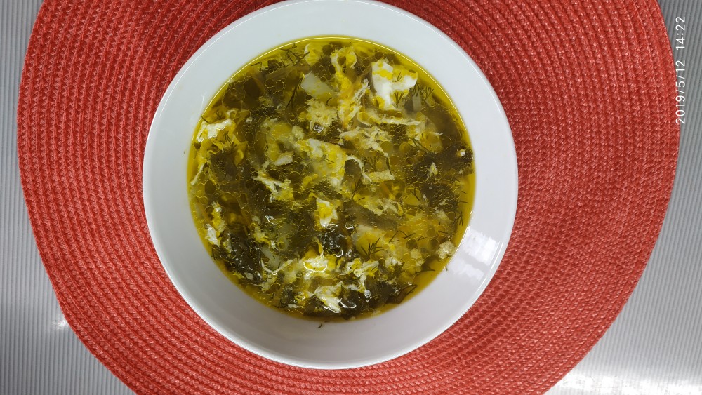 Как приготовить Зеленый суп из щавеля с яйцом и мясом классический просто рецепт пошаговый
