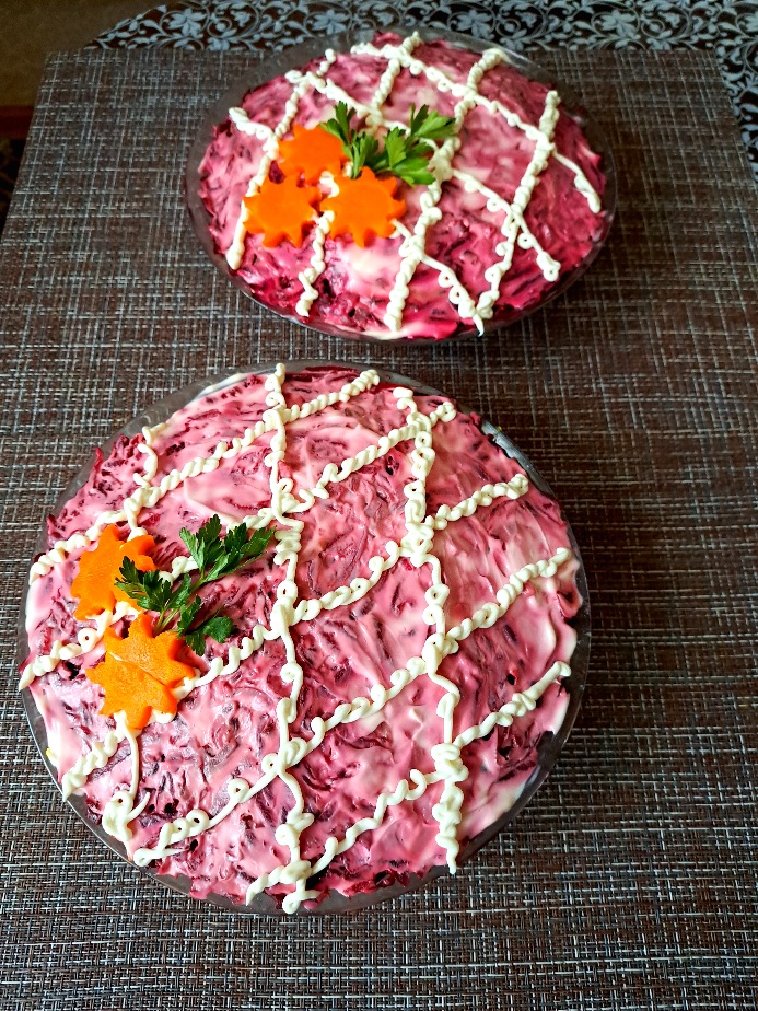 Салат сельдь под шубой