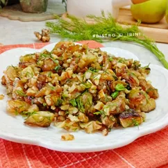 Кабачки с грецкими орехами и чесноком по-грузински