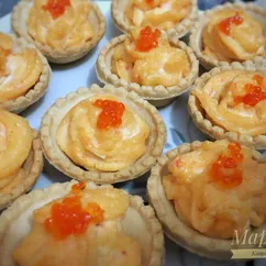Тарталетки с крабовой начинкой
