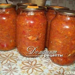 Килька с овощами