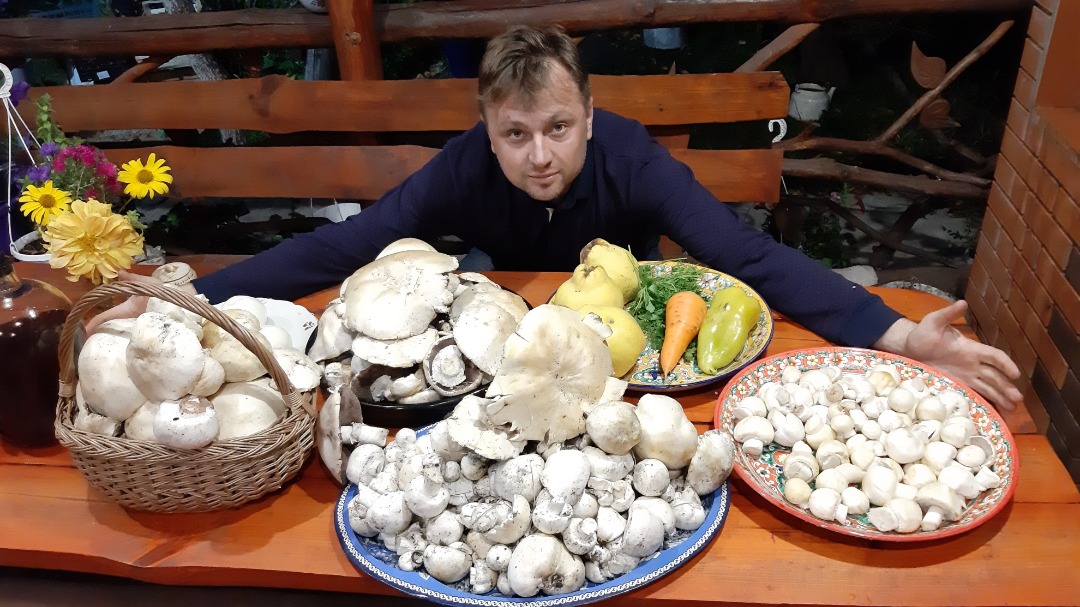 Хит сезона. Грибы с картошкой в казане на костре