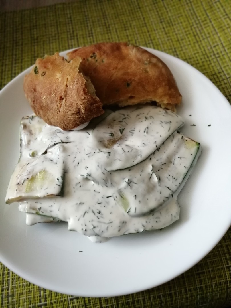Кабачки в сметане