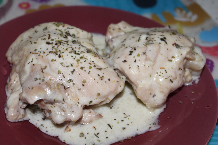 Курица в сырном соусе