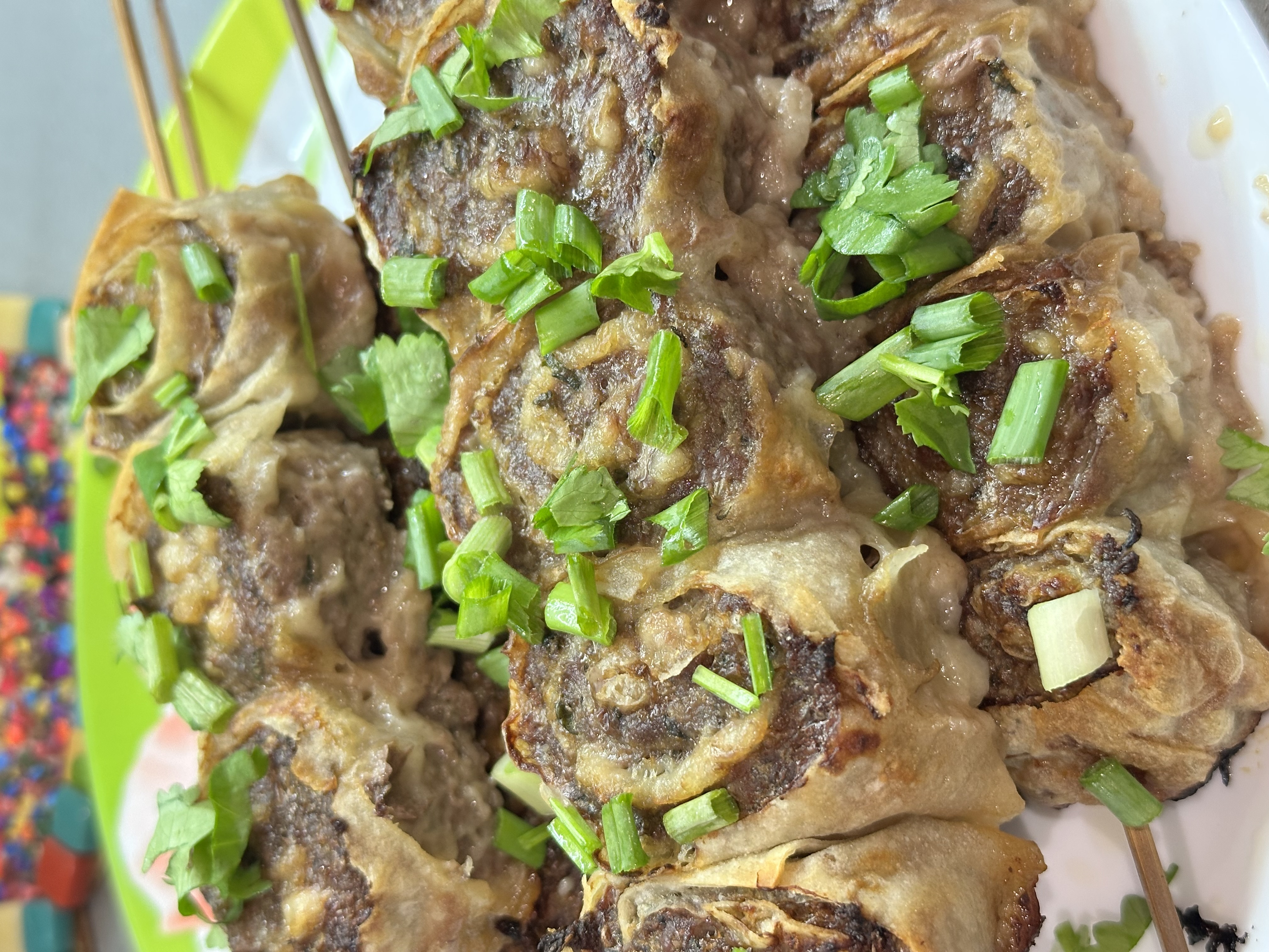 Рулетики из лаваша с фаршем