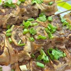 Рулетики из лаваша с фаршем